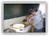 Preparing lunch - Santa Monica, May 28, 2018