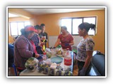 Preparing lunch - Muyurco, June 15, 2019