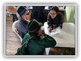 Providing medicines - Cayambe, June 12, 2019