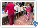 Nancy manages the clothing table