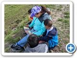 Jackie reads a gospel to children near Santa Monica - 24 NOV 2022