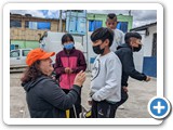 Nancy speaks with a child - Loma Gorda 25 NOV 2022