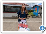 Preparing to distribute antiparasite medicine and snacks - Tupigachi 26 NOV 2022