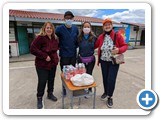 Preparing to distribute antiparasite medicine and snacks - Tupigachi 26 NOV 2022